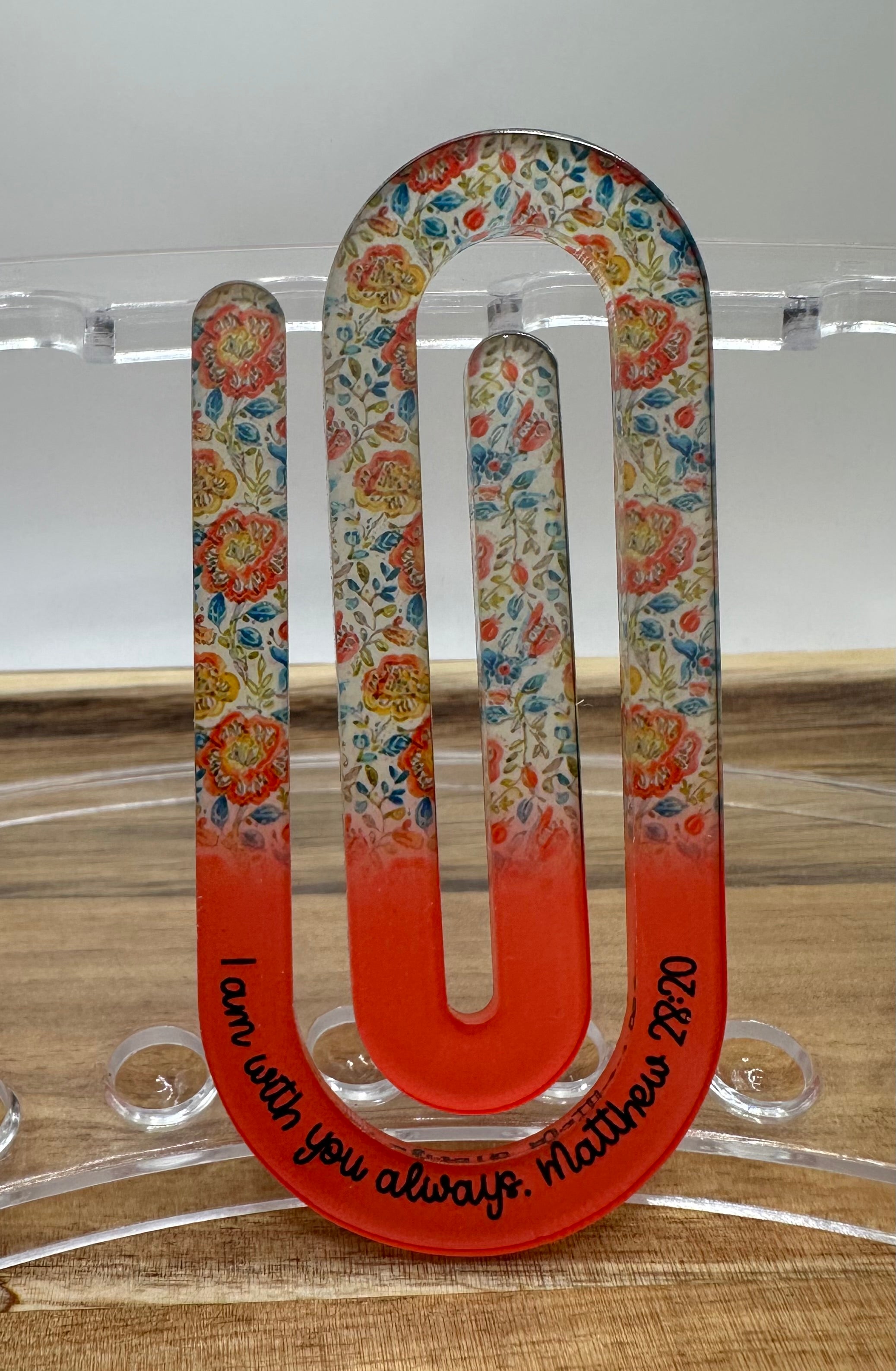 I am with you always bookmark/ paperclip