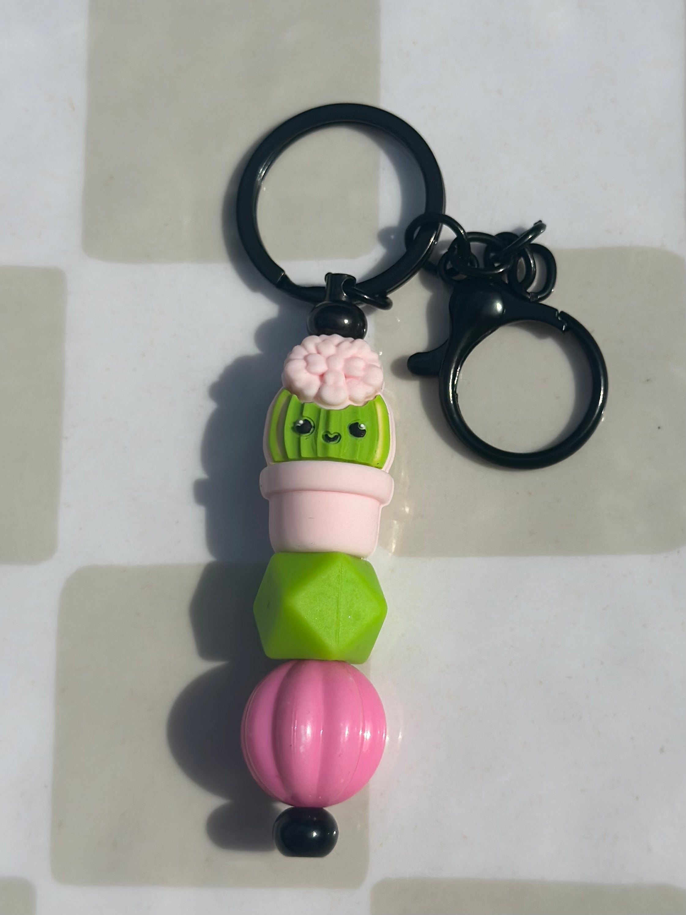 Cactus keychain