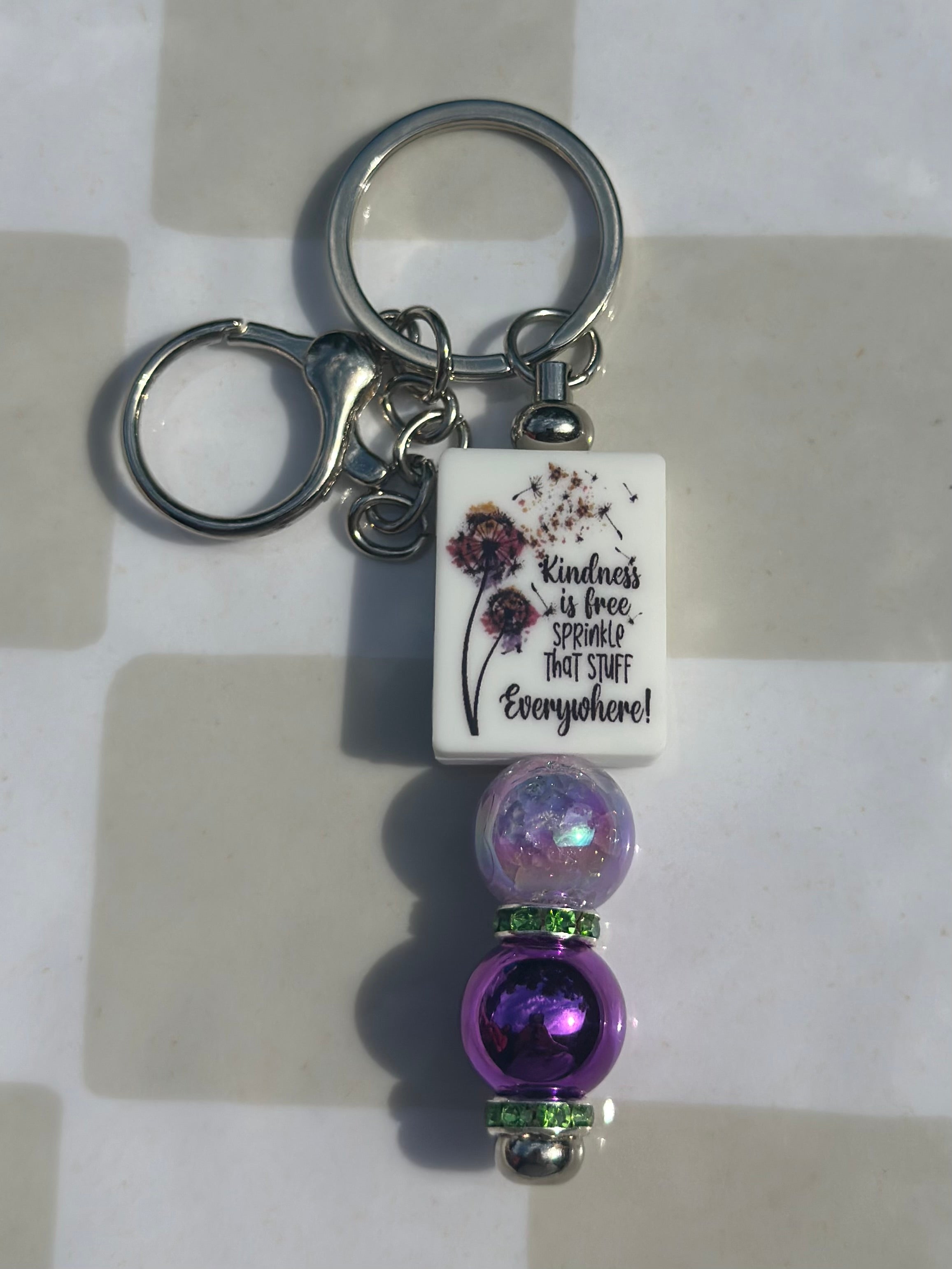 Kindness is free keychain