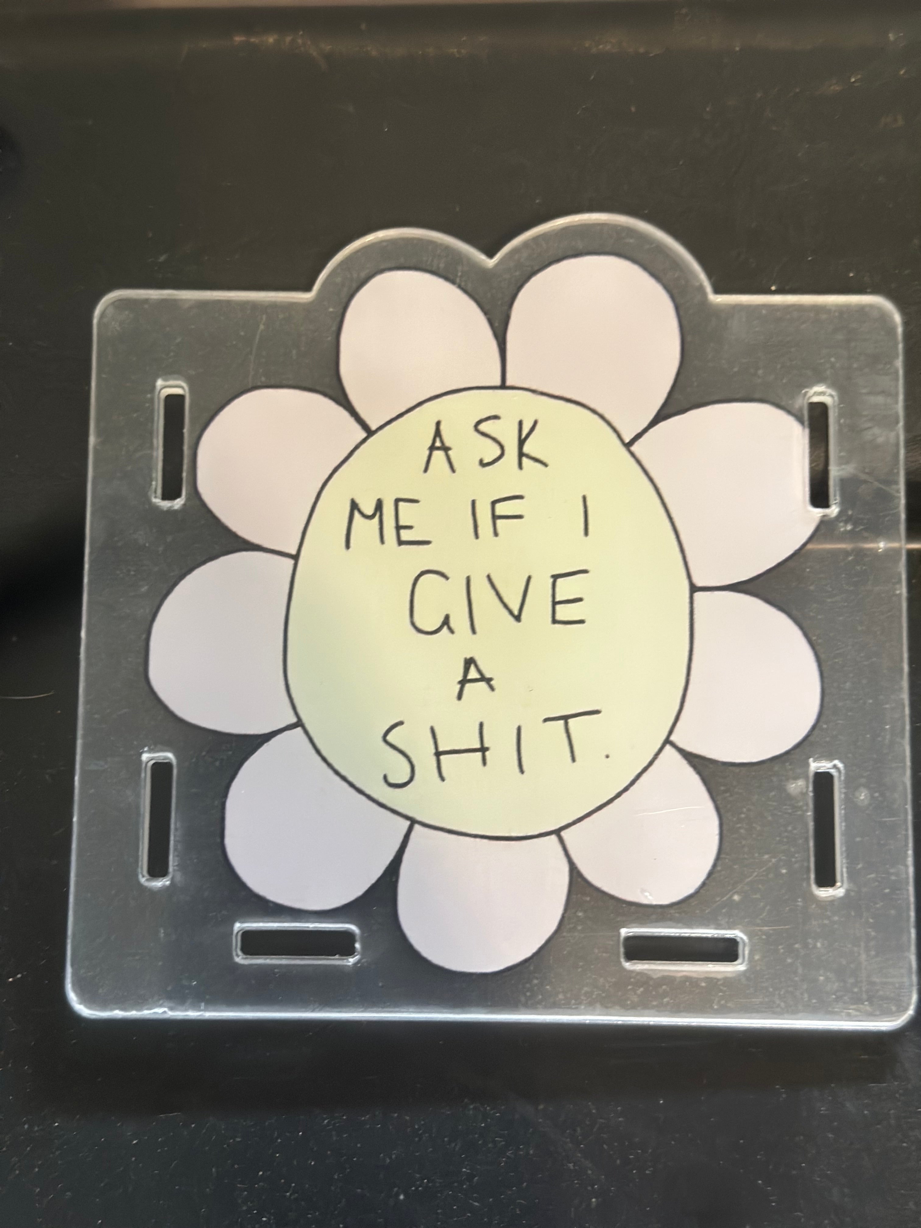 Ask me pen holder/anything holder