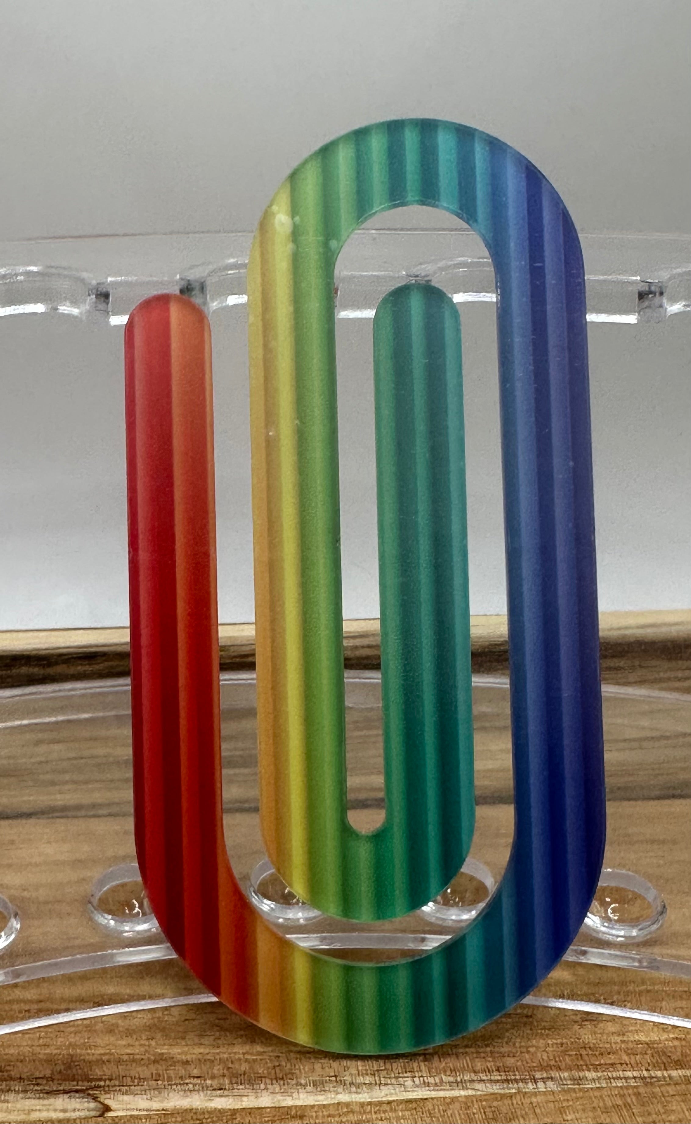 Primary colors bookmark/ paperclip