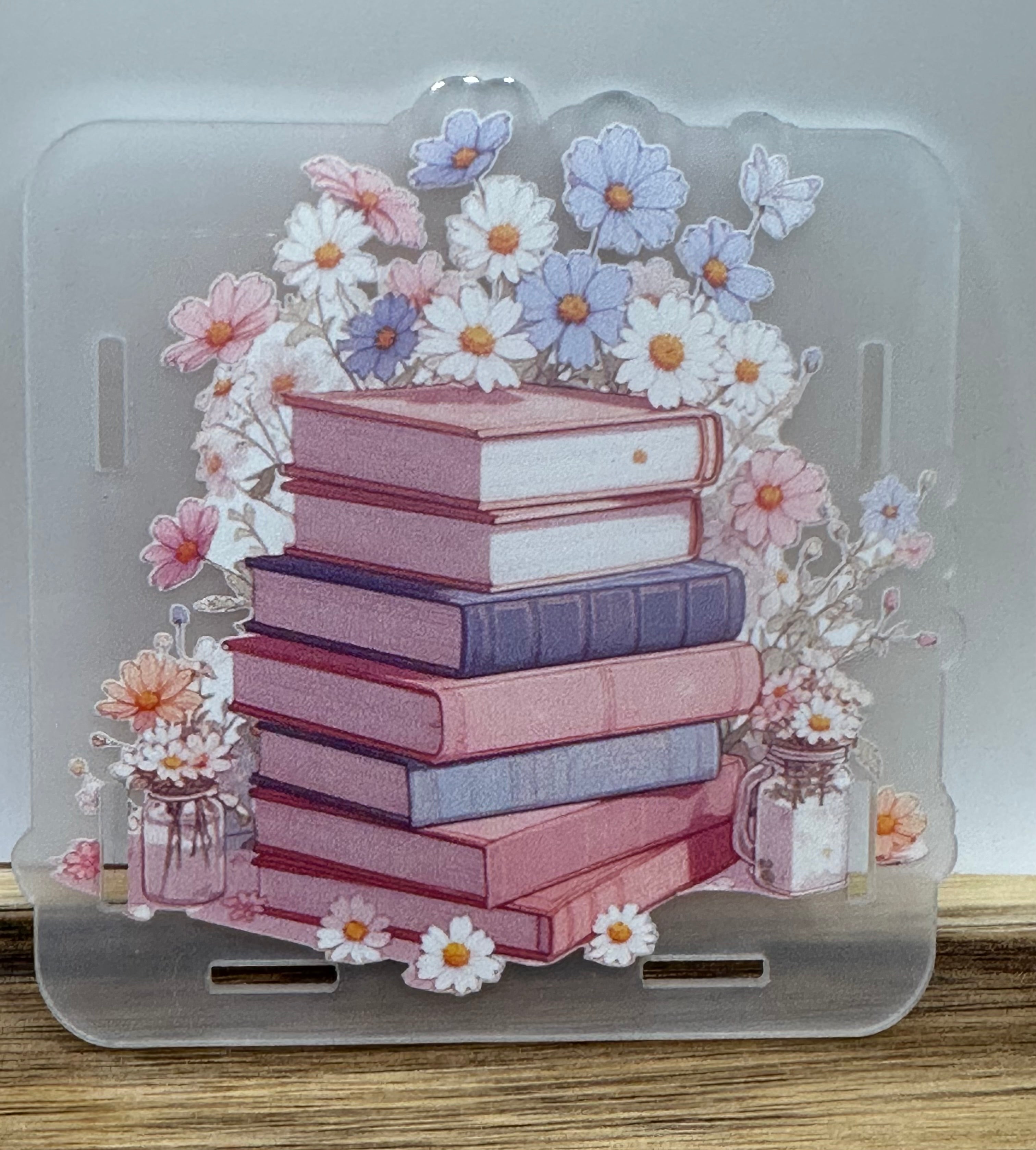 Book stack pen/anything holder