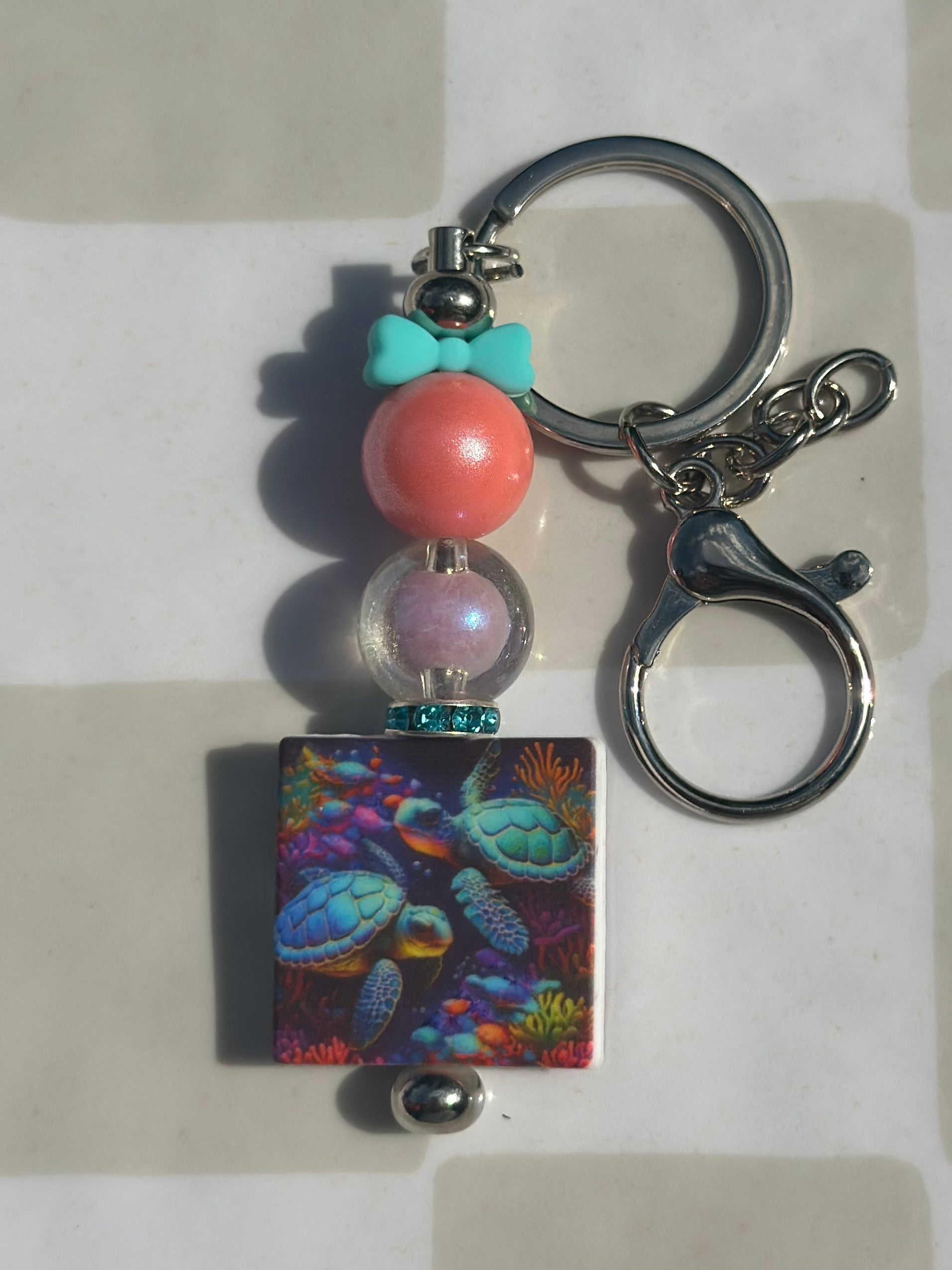 Turtle keychain