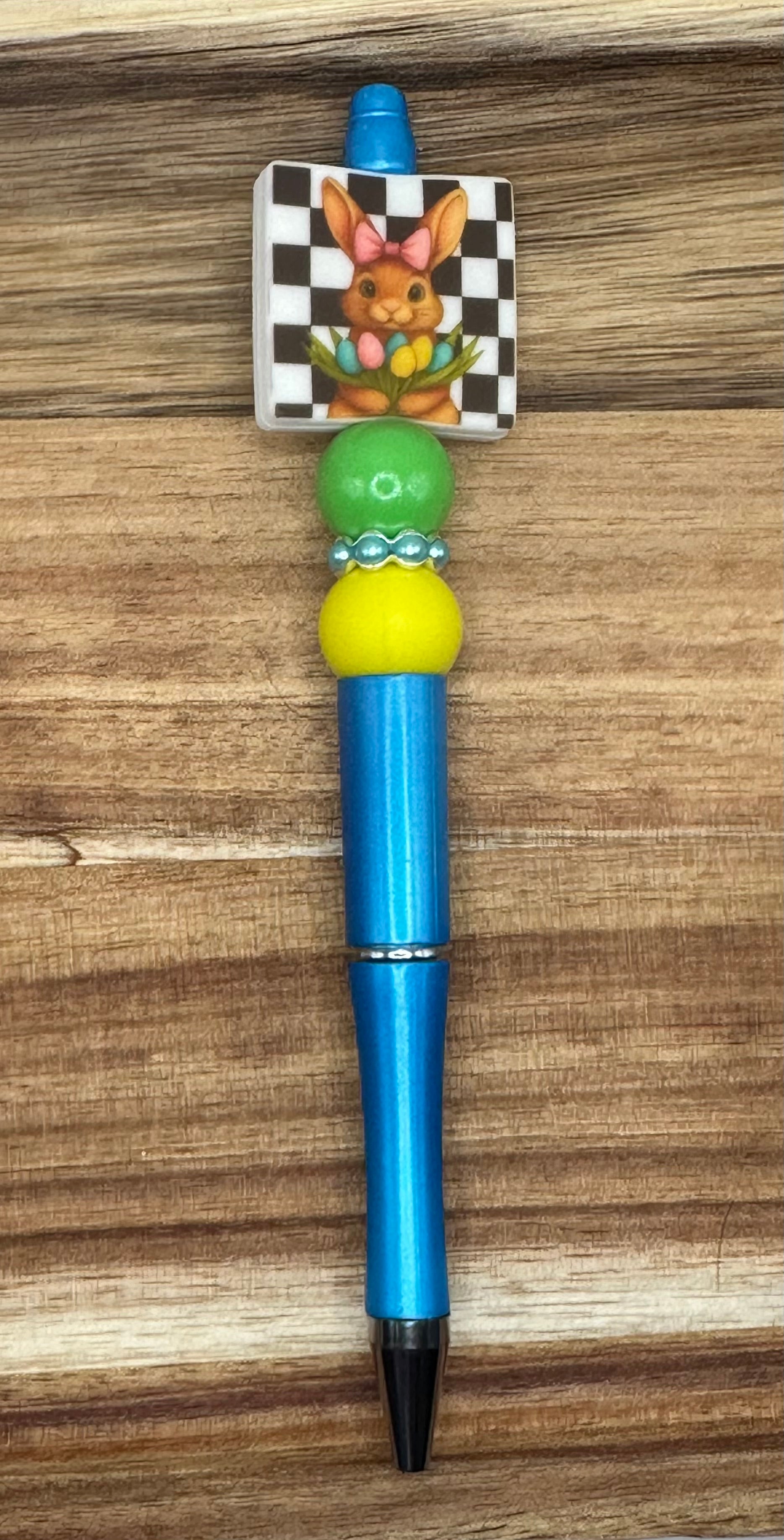 Easter Basket Checkered Pen