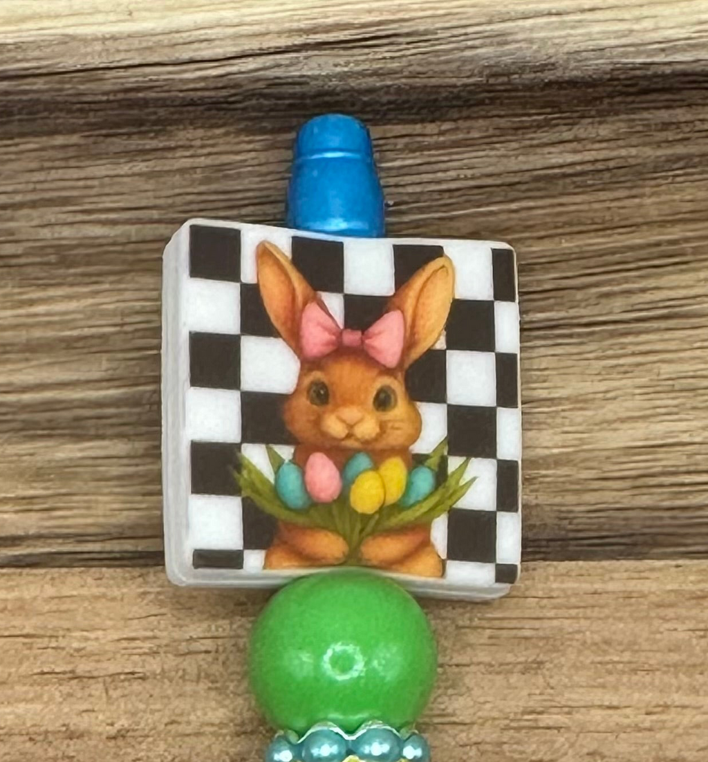 Easter Basket Checkered Pen