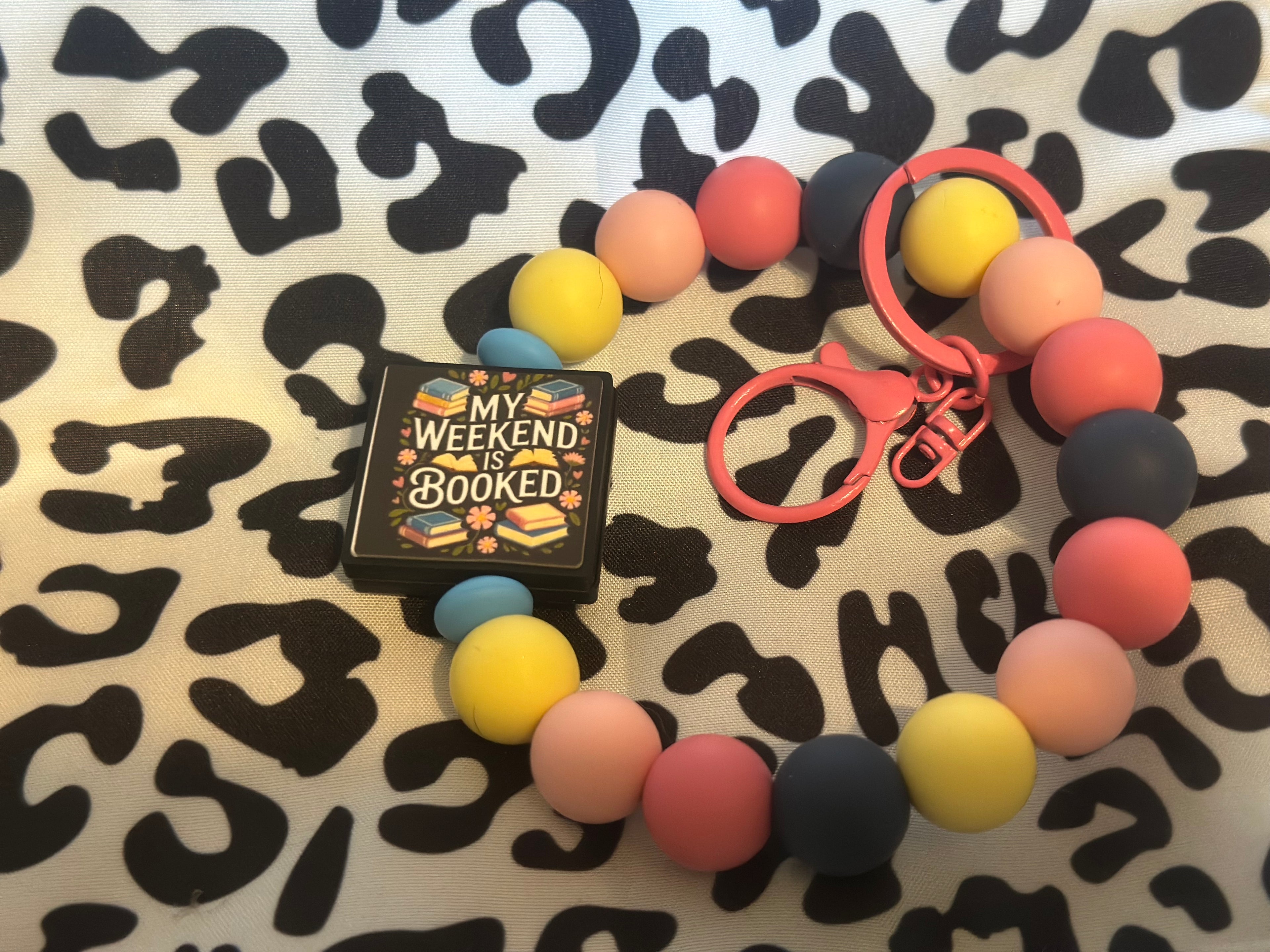 My weekend is booked wristlet