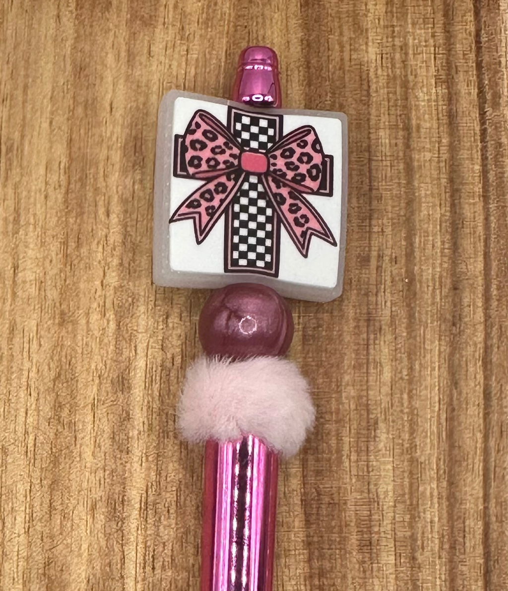 Leopard Bow Cross Pen