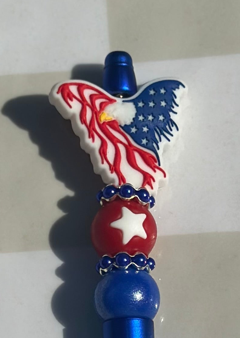 Eagle beaded pen